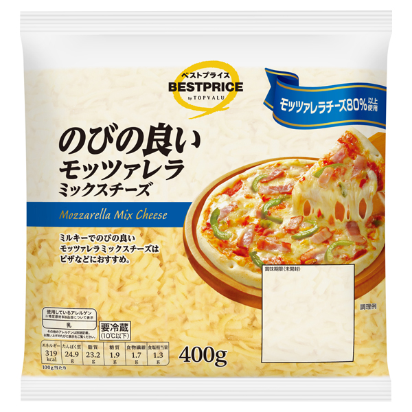モッツァレラミックスチーズ -イオンのプライベートブランド TOPVALU
