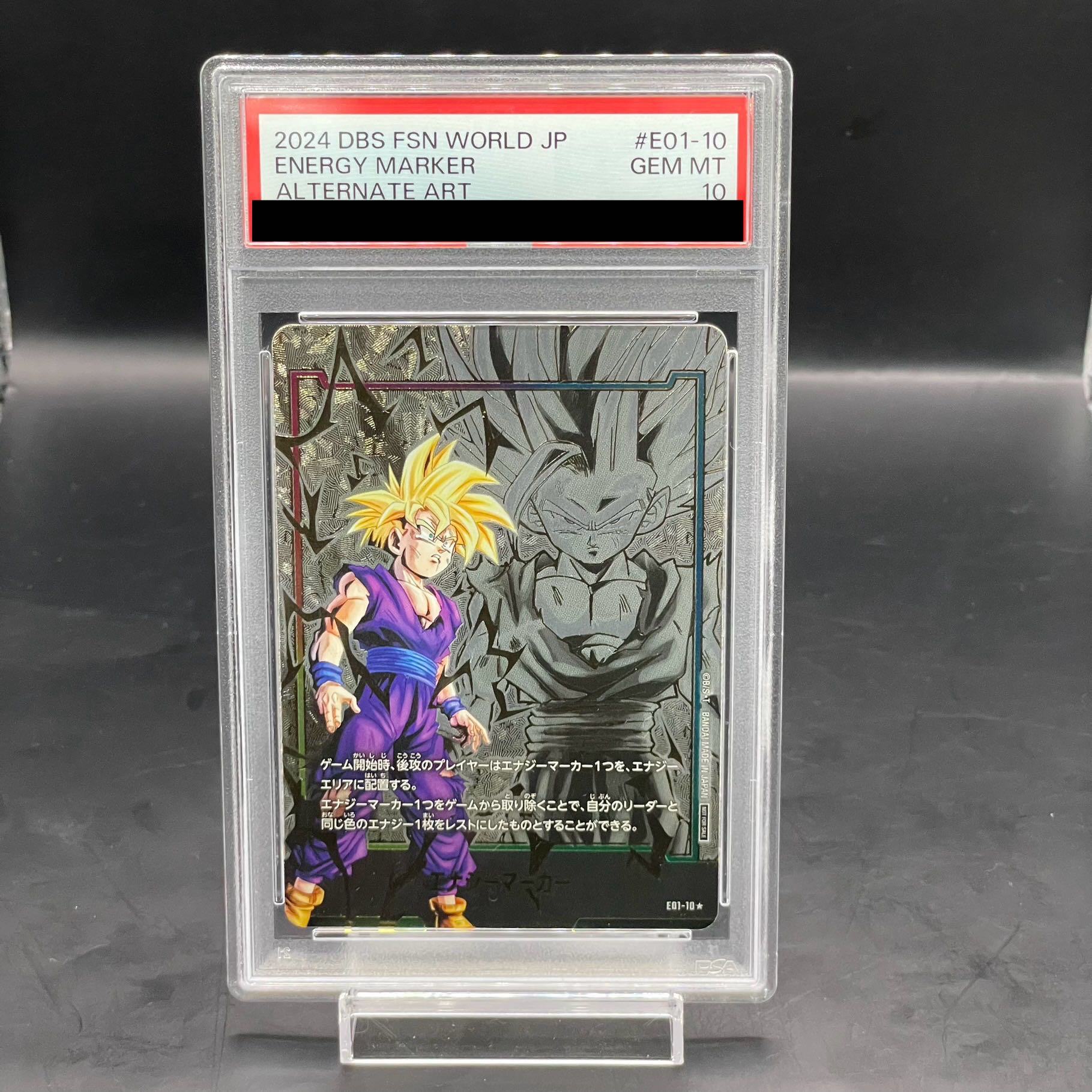DBS FW S801 JP エナジーマーカー PSA10連番セット DBS FW S801 JP