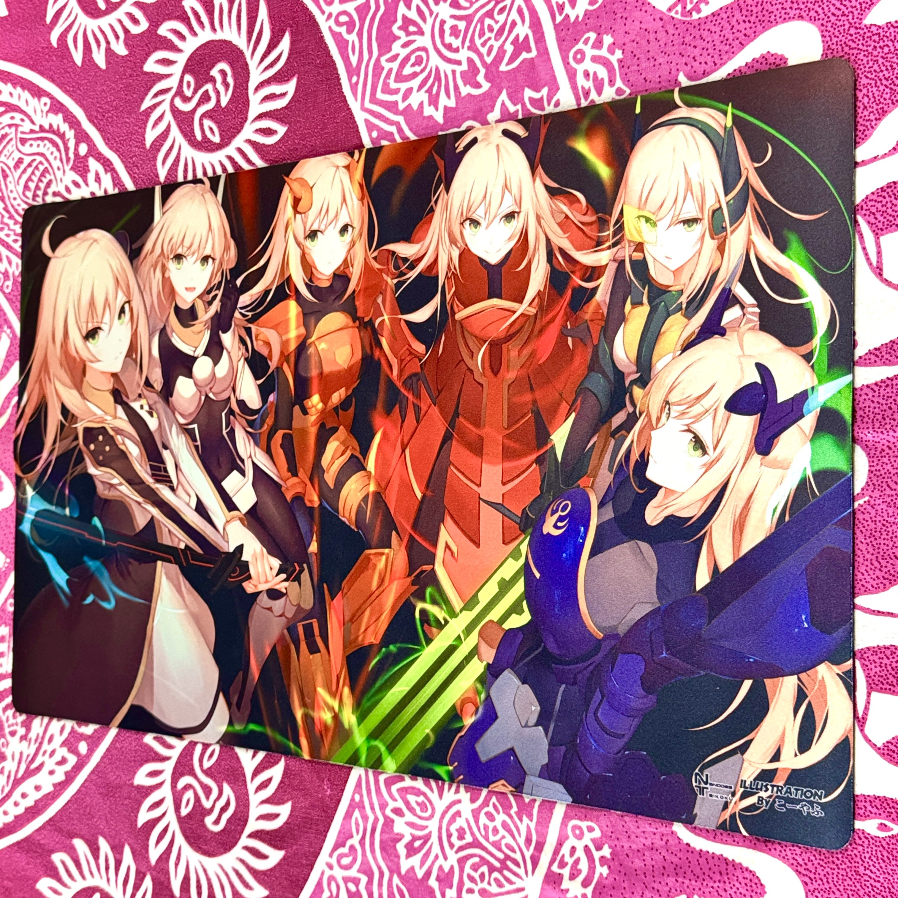 開封済み】遊戯王 閃刀姫 集合 なのです帝国 プレイマットの通販 しゃ
