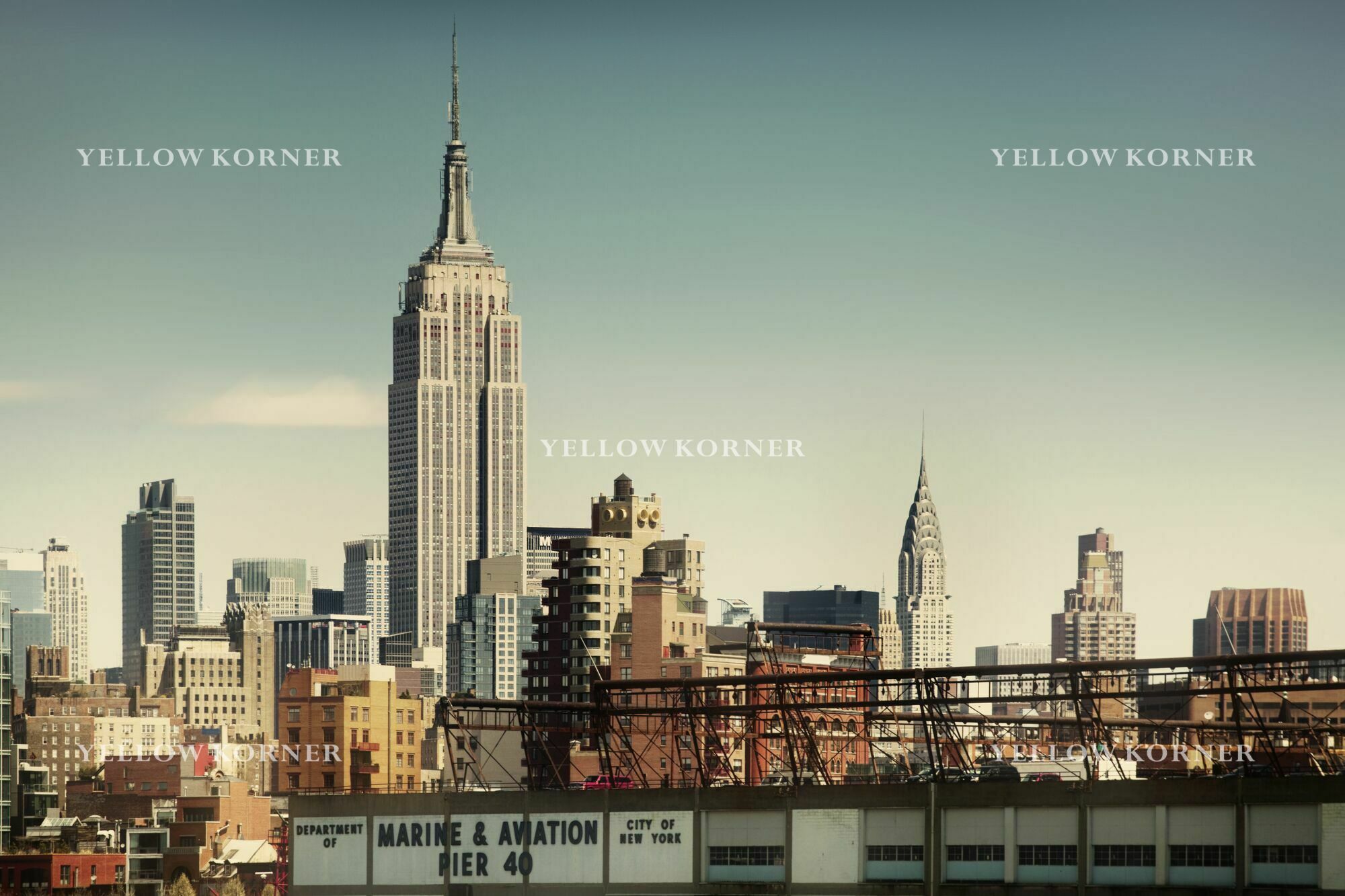 YellowKornerイエローコーナー アートパネルEMPIRE STATE YellowKorner