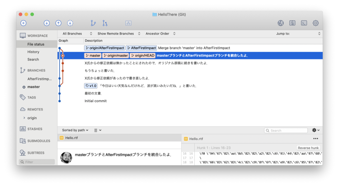 もうこれ以下は無理というぐらい最低限なバージョン管理