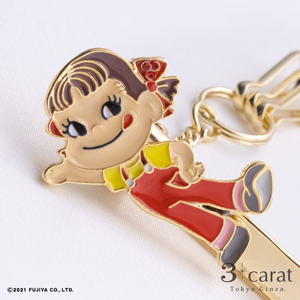 不二家 ペコちゃん バッグキークリップmini 全3種類 – 3carat（スリー