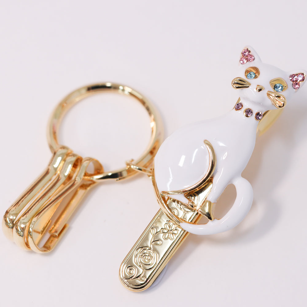 バッグキークリップ おすわりネコちゃん – 3carat（スリーカラット