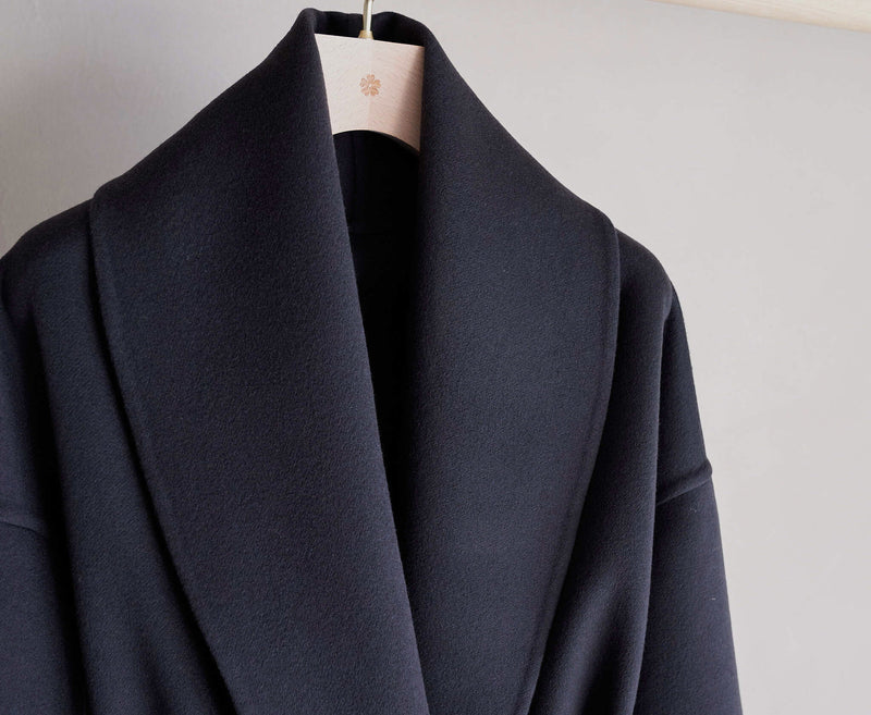 AL-10140/Cashmere-Shawl Wrap Coat – AUXCA. DESIGN ONLINE STORE