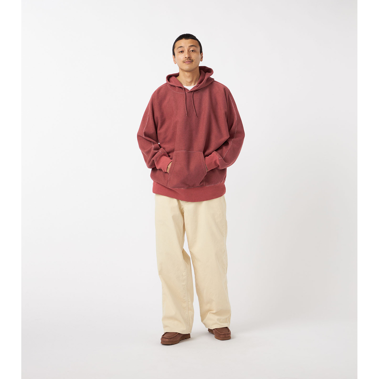 nanamica / ナナミカ | Hooded Pullover Sweat - Heather Navy | 通販