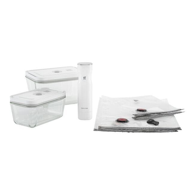 Zwilling Fresh & Save Glass Vacuum Starter Set — 7 Piece | Milk