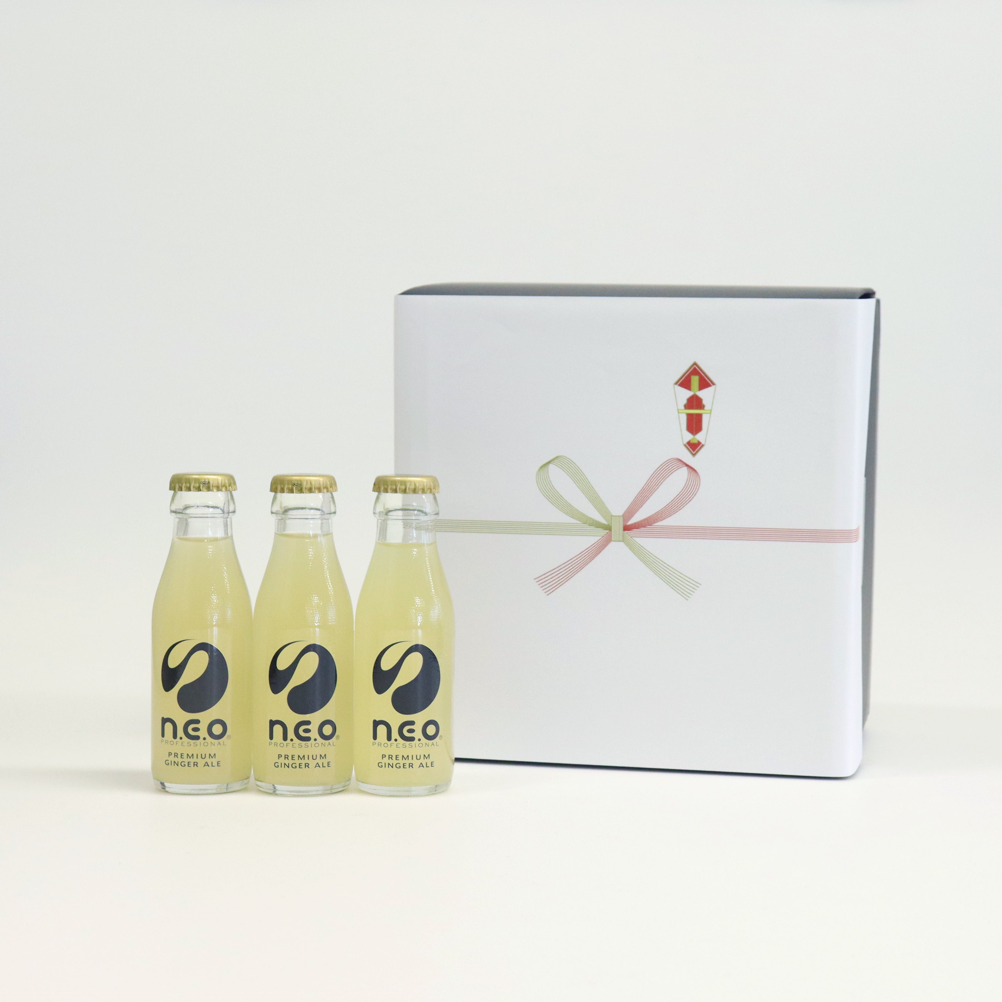 友桝飲料_n.e.o プロフェッショナルジンジャーエール 95ml×16本(ギフト