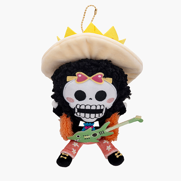 ワンピース】バンザイ！ぬいぐるみキーホルダー ブルック: ぬいぐるみ