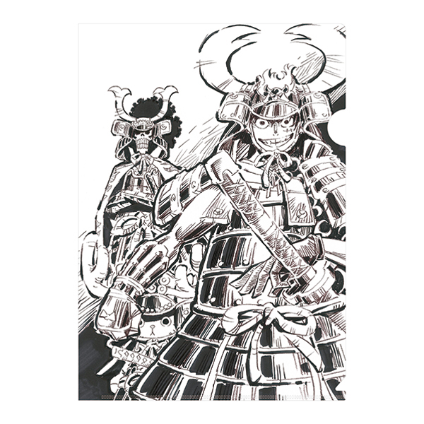 ワンピース】ILLUSTRATION WORKS クリアファイル ルフィ/ブルック
