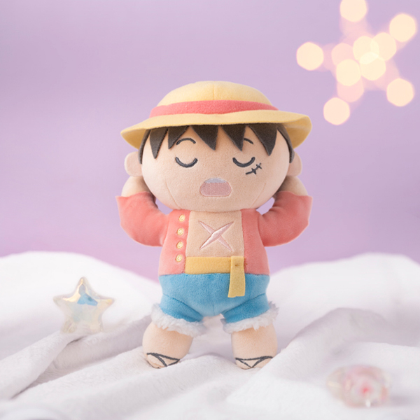 ワンピース】すやすやぬいぐるみ ルフィ: ぬいぐるみ・フィギュア