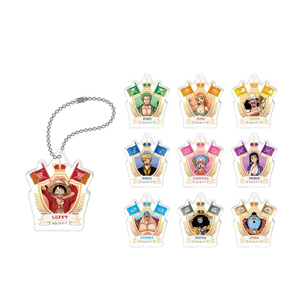 ONE PIECE - 麦わらストア10th エンブレム風キーホルダー ウソップの
