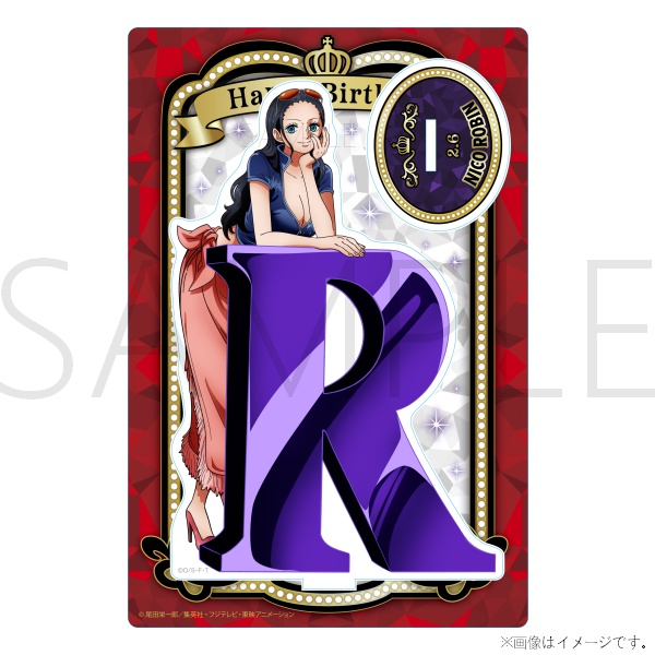 ワンピース】ワンピース HBDイニシャルアクリルスタンド[2.6 ニコ