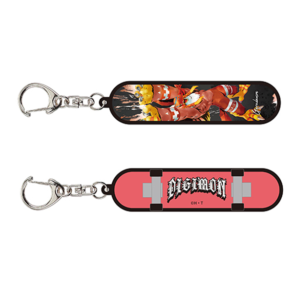 デジモンアドベンチャー】デジモン スケボーキーホルダー ストリート