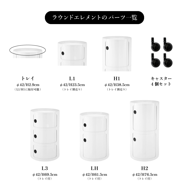 コンポニビリ（ラウンドエレメントLH）｜ トーヨーキッチンスタイル