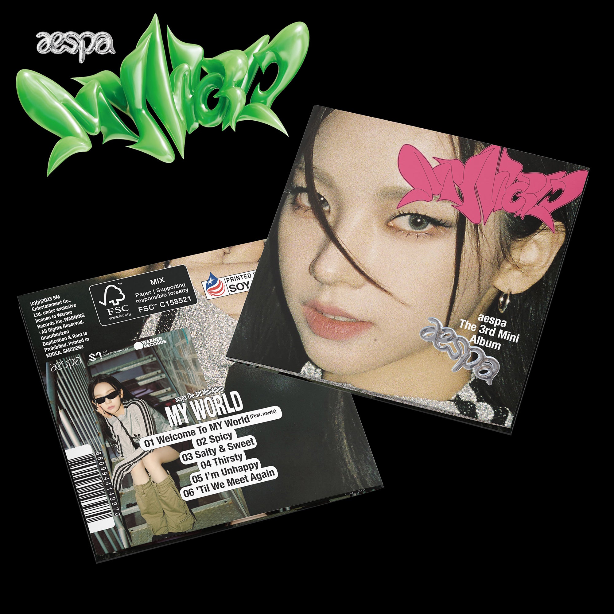 MY WORLD Poster Version (KARINA Cover) | aespa – Warner Music