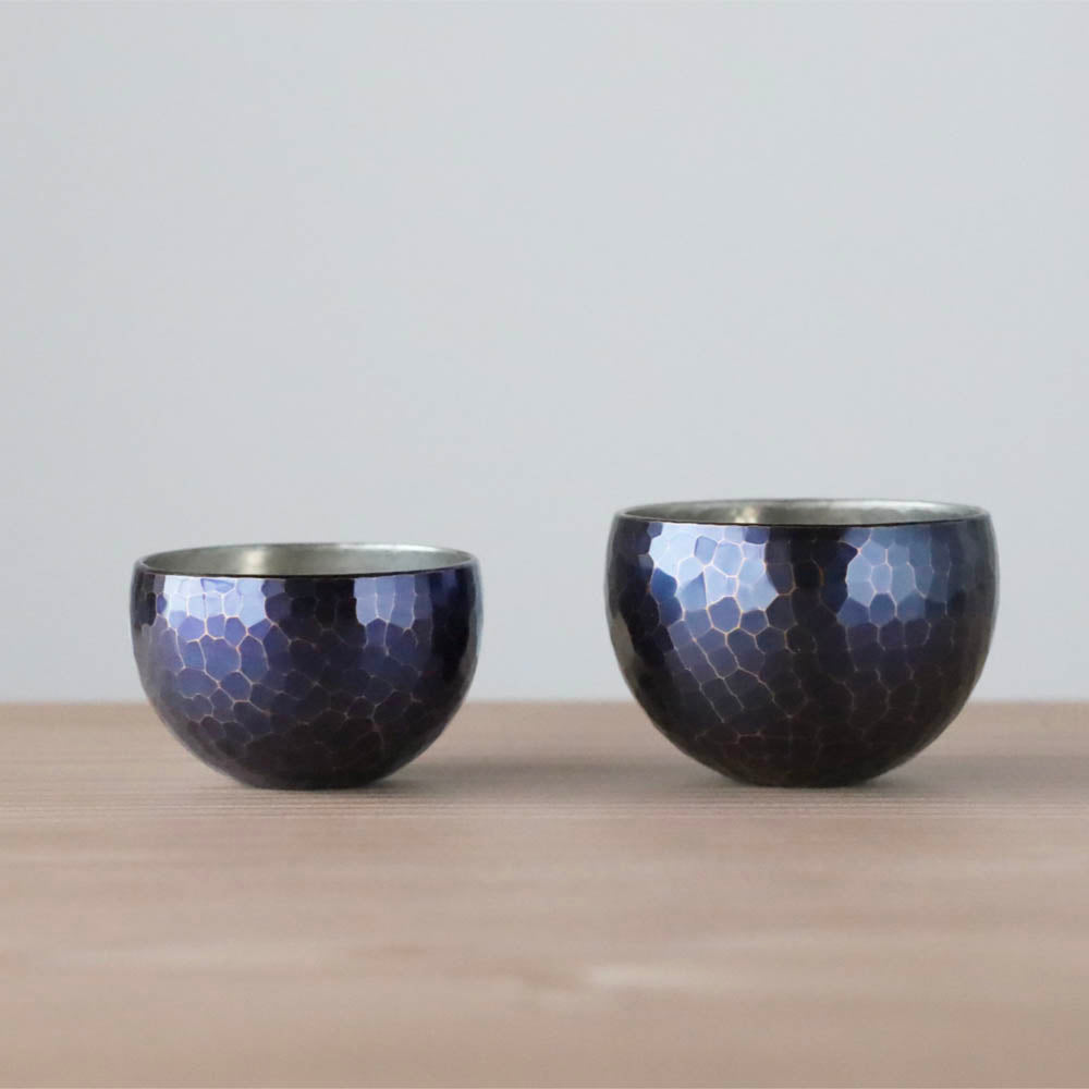 清雅堂 銅 青藍色 ぐい呑み 丸型 |キッチン用品通販サイト Y.YACHT STORE