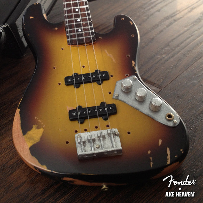 Fender™ Sunburst Jazz Bass™ Custom Shop Mini Guitar - Officially