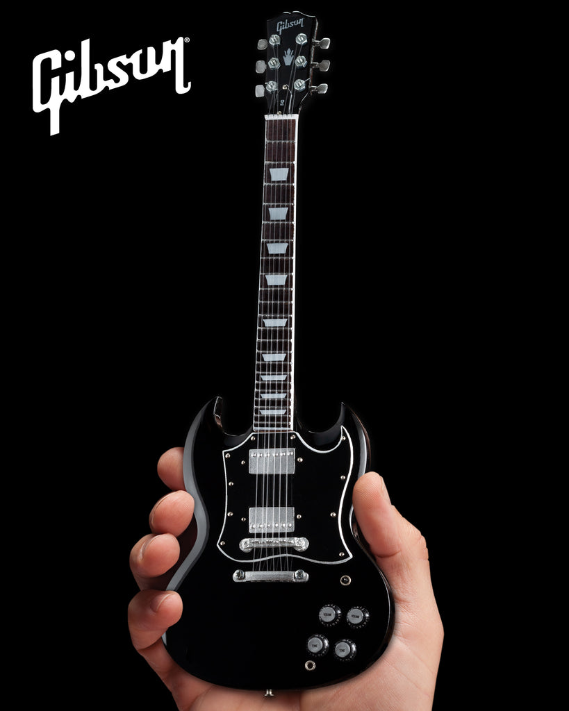 Gibson SG Standard Ebony 1:4 Scale Mini Guitar Model – AXE HEAVEN