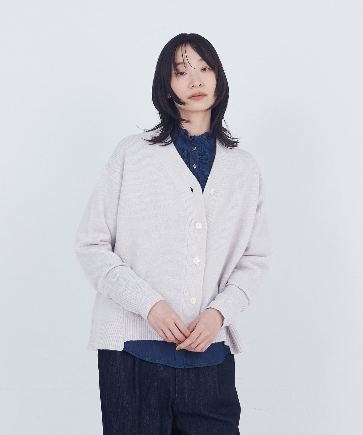 1月お気に入り登録ブランド内2位】ウールカシミヤニットカーディガン