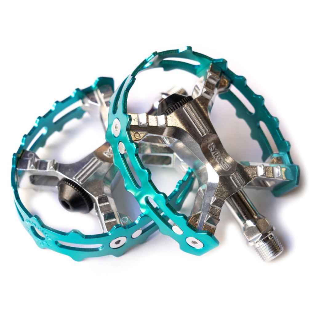 MKS* XC-III bear trap pedal (turquoise) - BLUE LUG ONLINE STORE