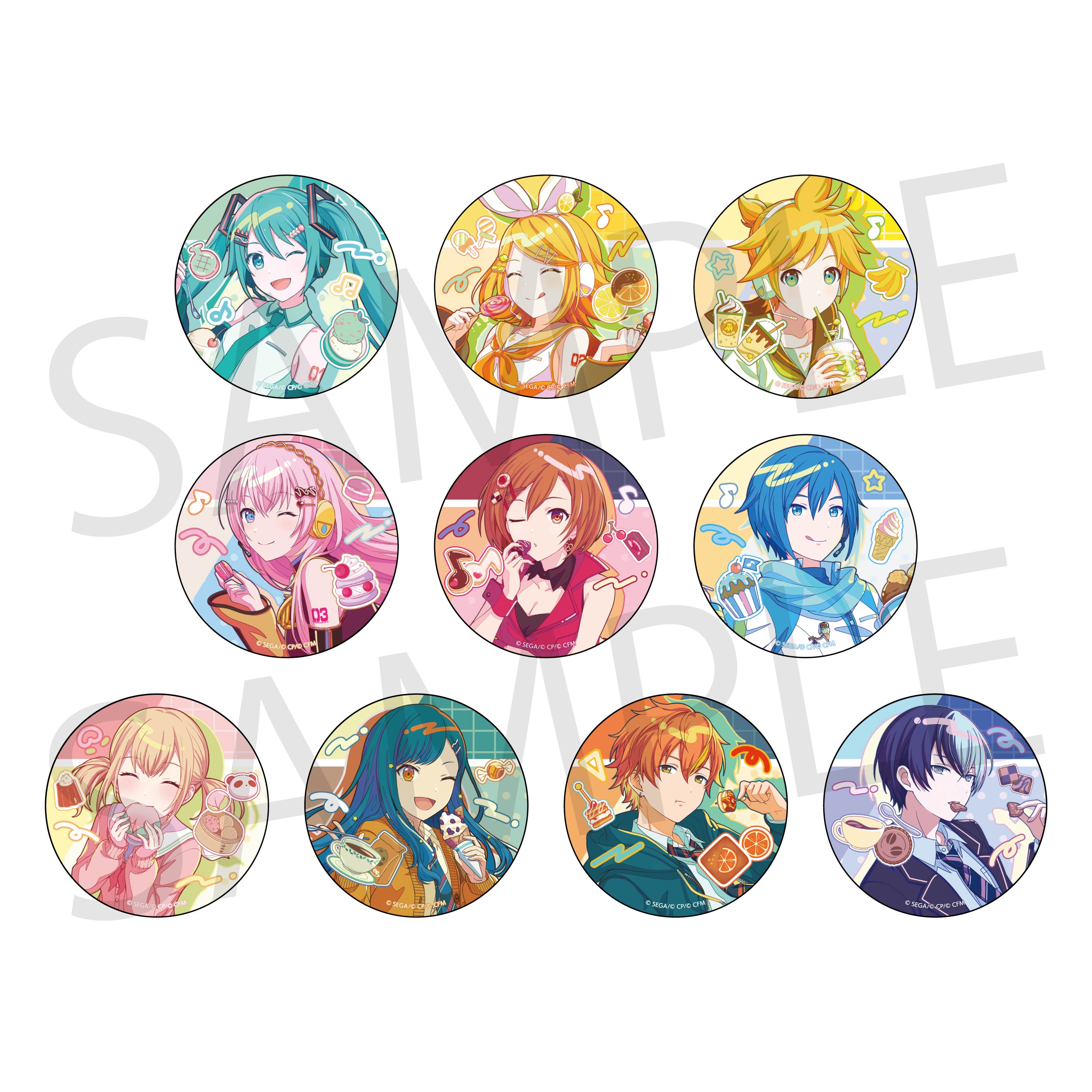 10点セット◇ 藍月すりっぷ 2023 2024 誕生日 記念 グッズ 缶バッジ 藍