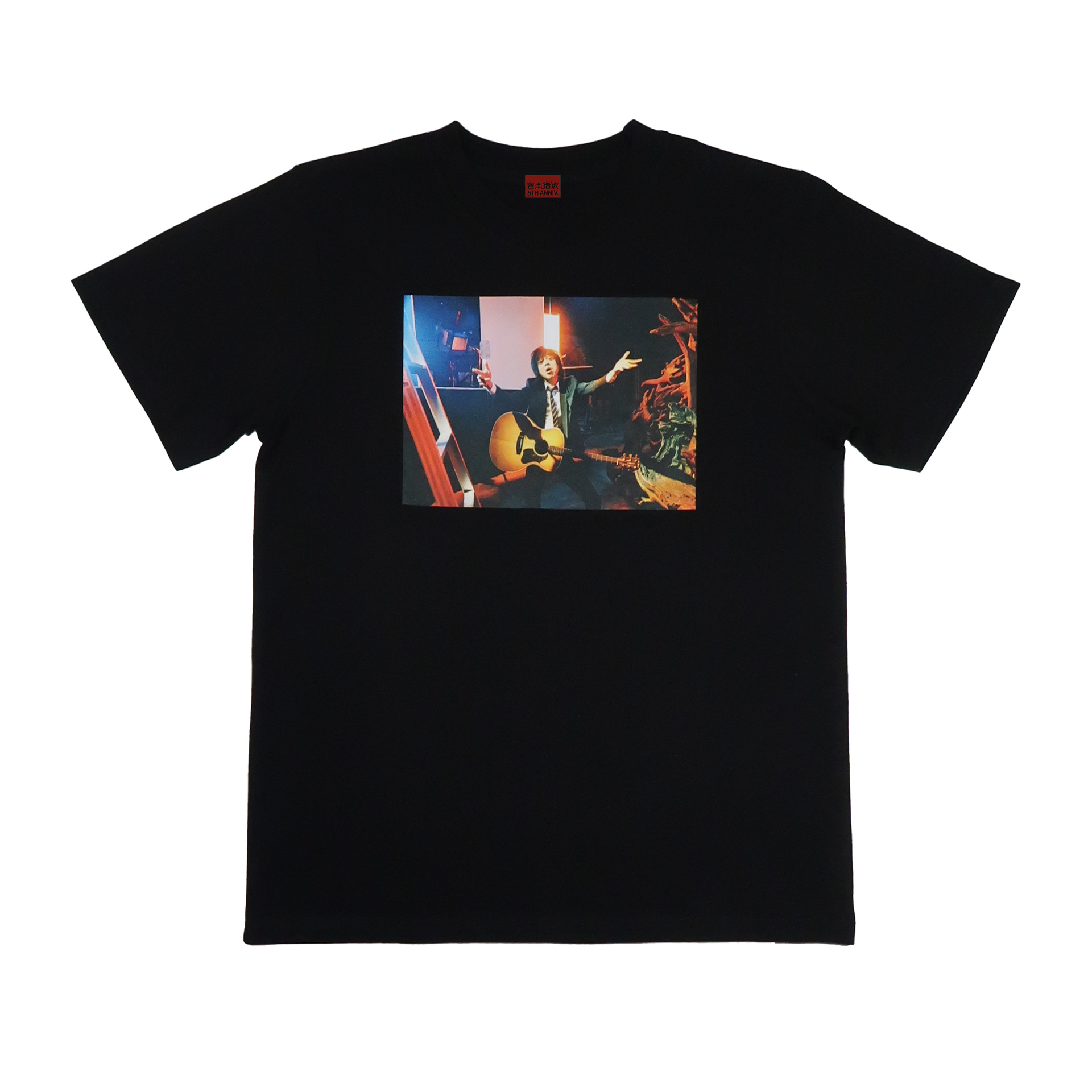 5周年Tシャツ / 黒・カラーPHOTO – elephants official store