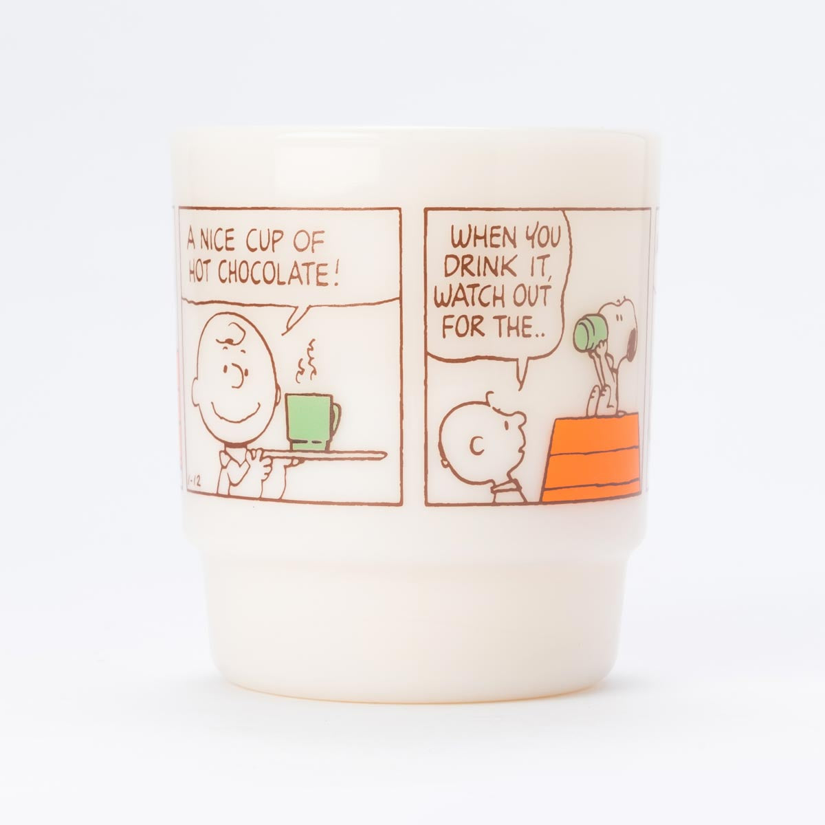 Fire-King スタッキングマグ Peanuts [HOT CHOCOLATE] ライト