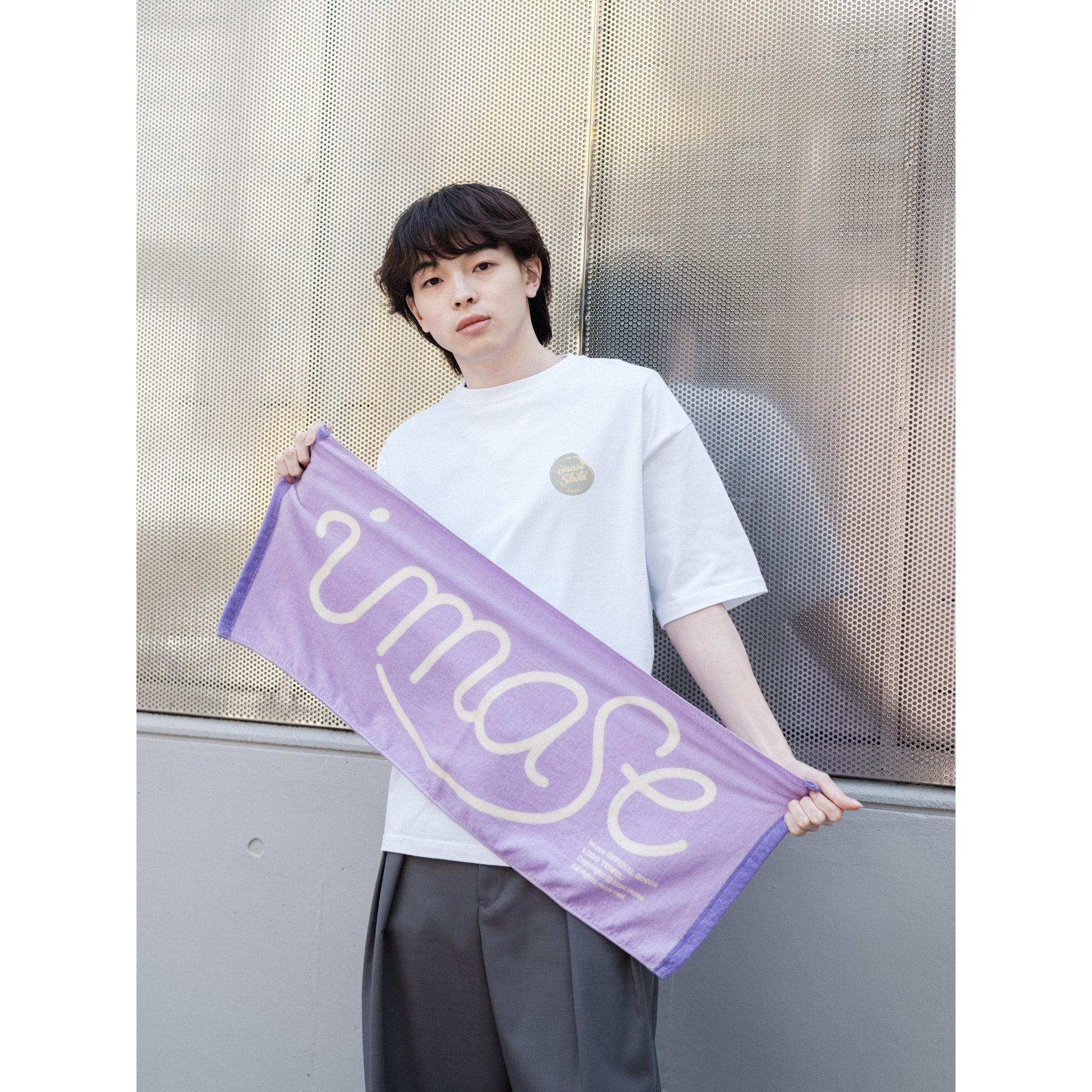 imase LOGO TOWEL / PURPLE – imase Official Store by UNIVERSAL