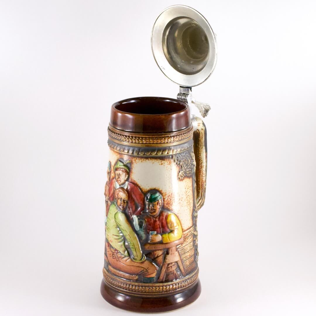 西ドイツ GERZIT GERZ Bierseidel ビアマグ 陶器 ビールジョッキ 未