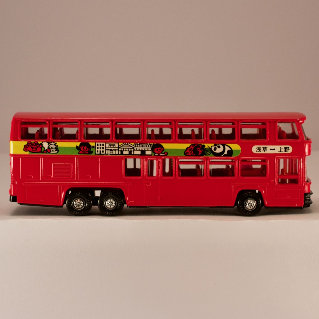 ミニカー ダイヤペット（Diapet） B-41 ネオプランバス 二階建て 上野