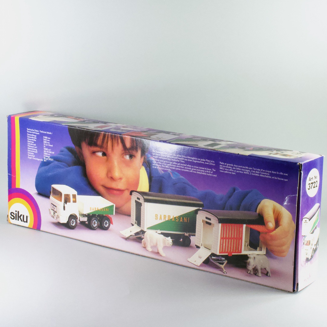 ドイツ ジク（siku） サーカストレーラー Truck with circus trailers