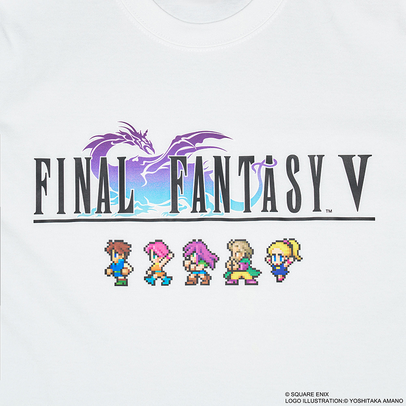 ファイナルファンタジーV ピクセルアートTシャツ | スクウェア