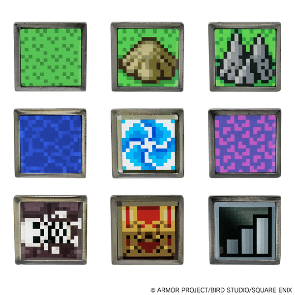 ドラゴンクエスト ドットフィールドピンバッチ 9種アソートボックス