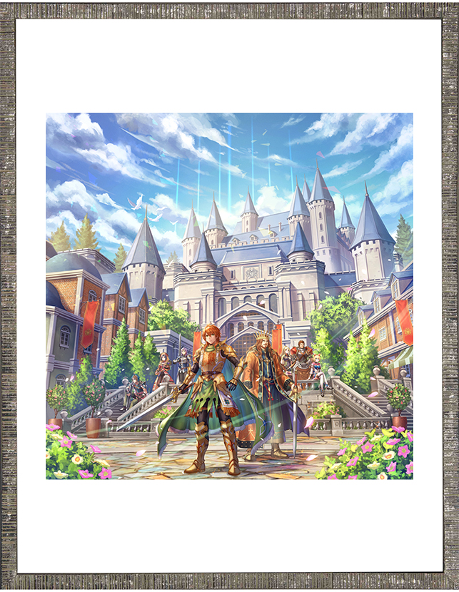 サガ シリーズ 複製原画「皇帝出陣（『ロマンシング サガ2 リベンジ