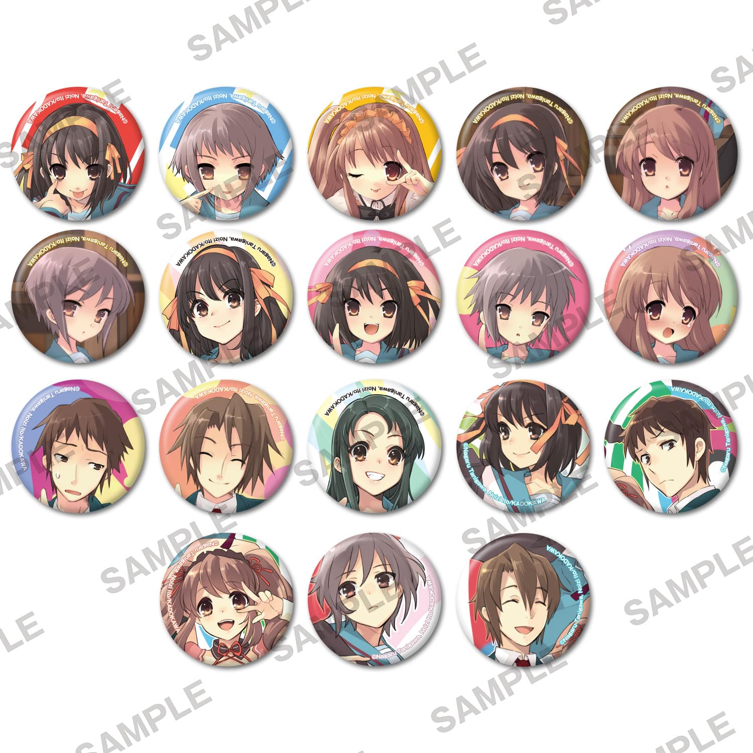 涼宮ハルヒシリーズ』 トレーディング缶バッジ BOX: その他グッズ