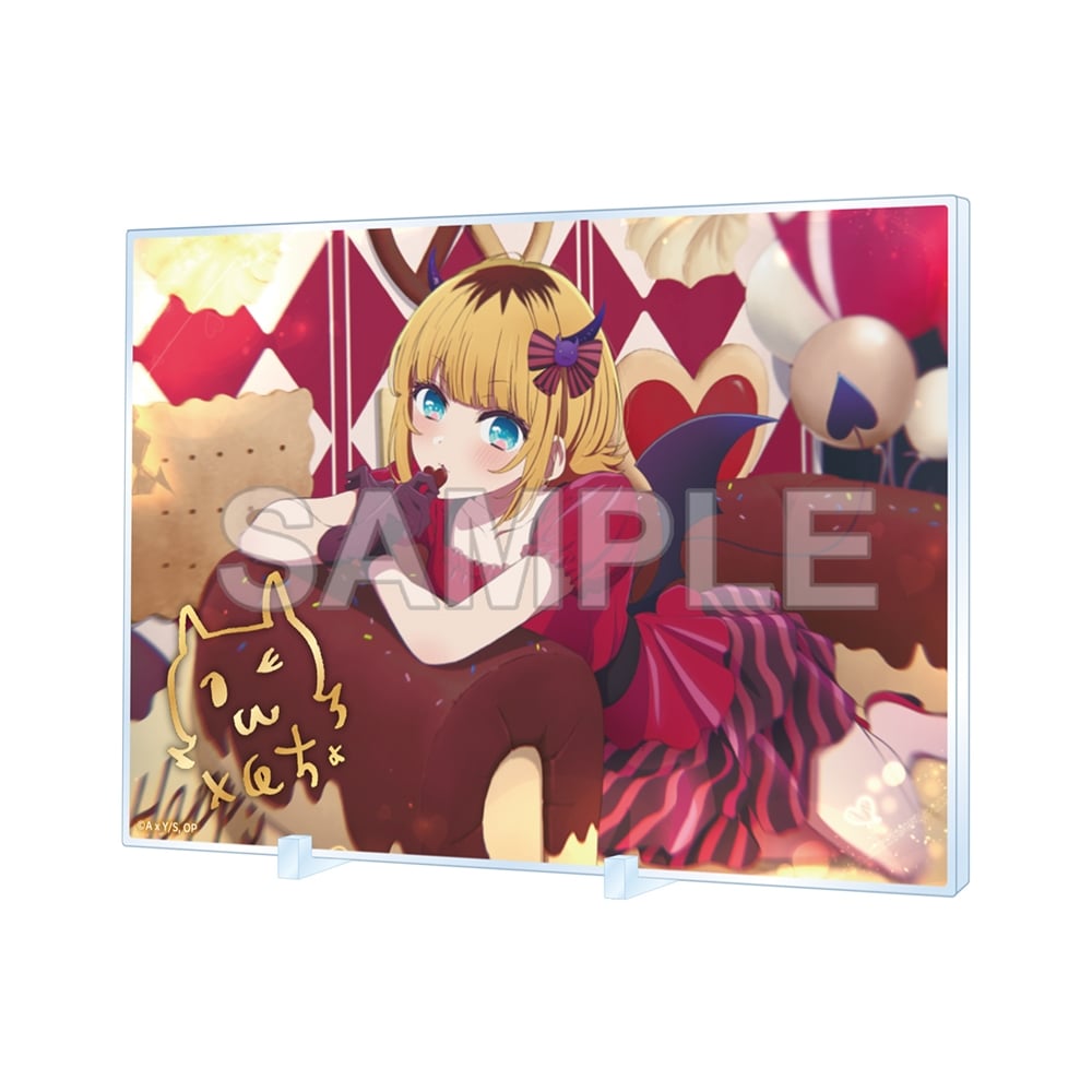推しの子】箔押しサイン入りアクリルパネル Valentine's Day 2024 ver