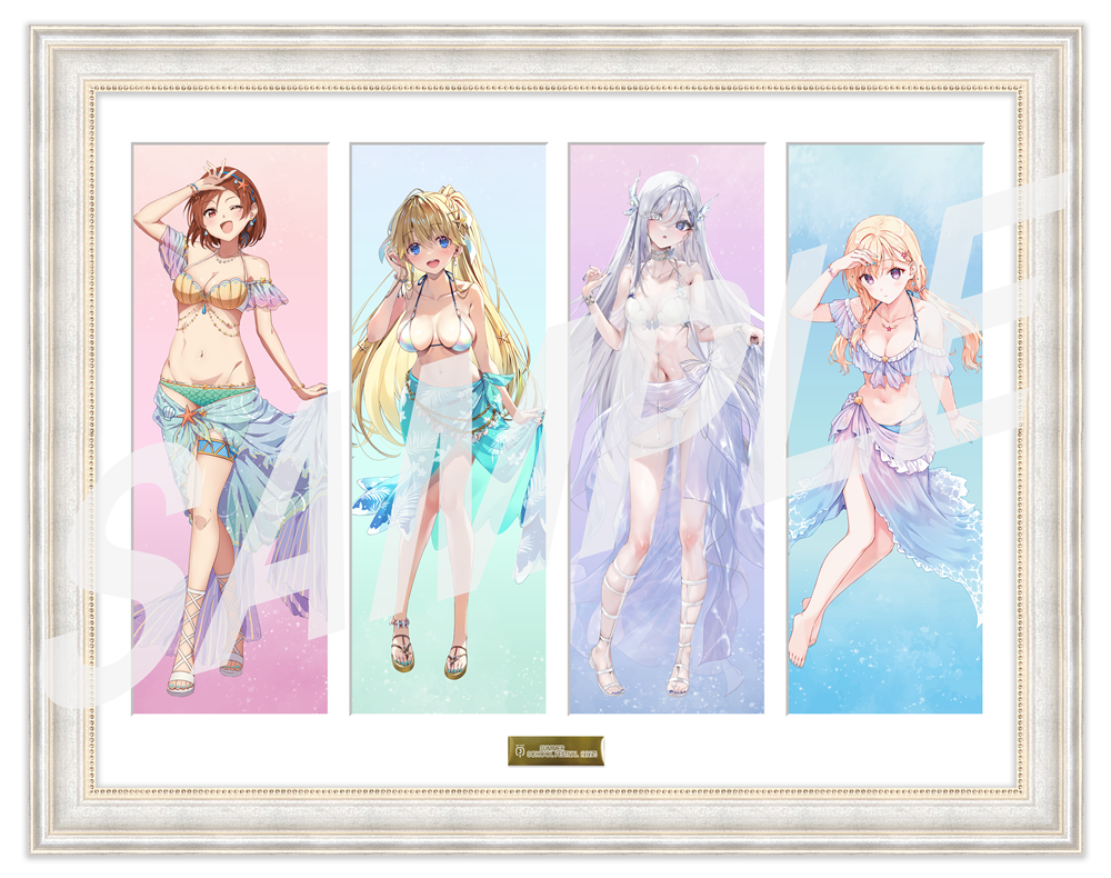 MF文庫J夏の学園祭2024 A3キャラファイングラフ マーメイド: グッズ