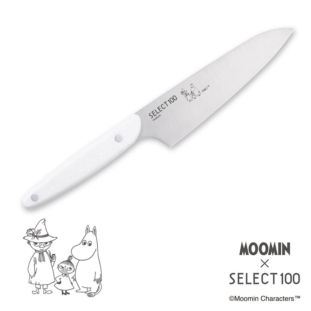 ムーミン×SELECT100 キッチンナイフ ミディアム 145mm: キッチン用品
