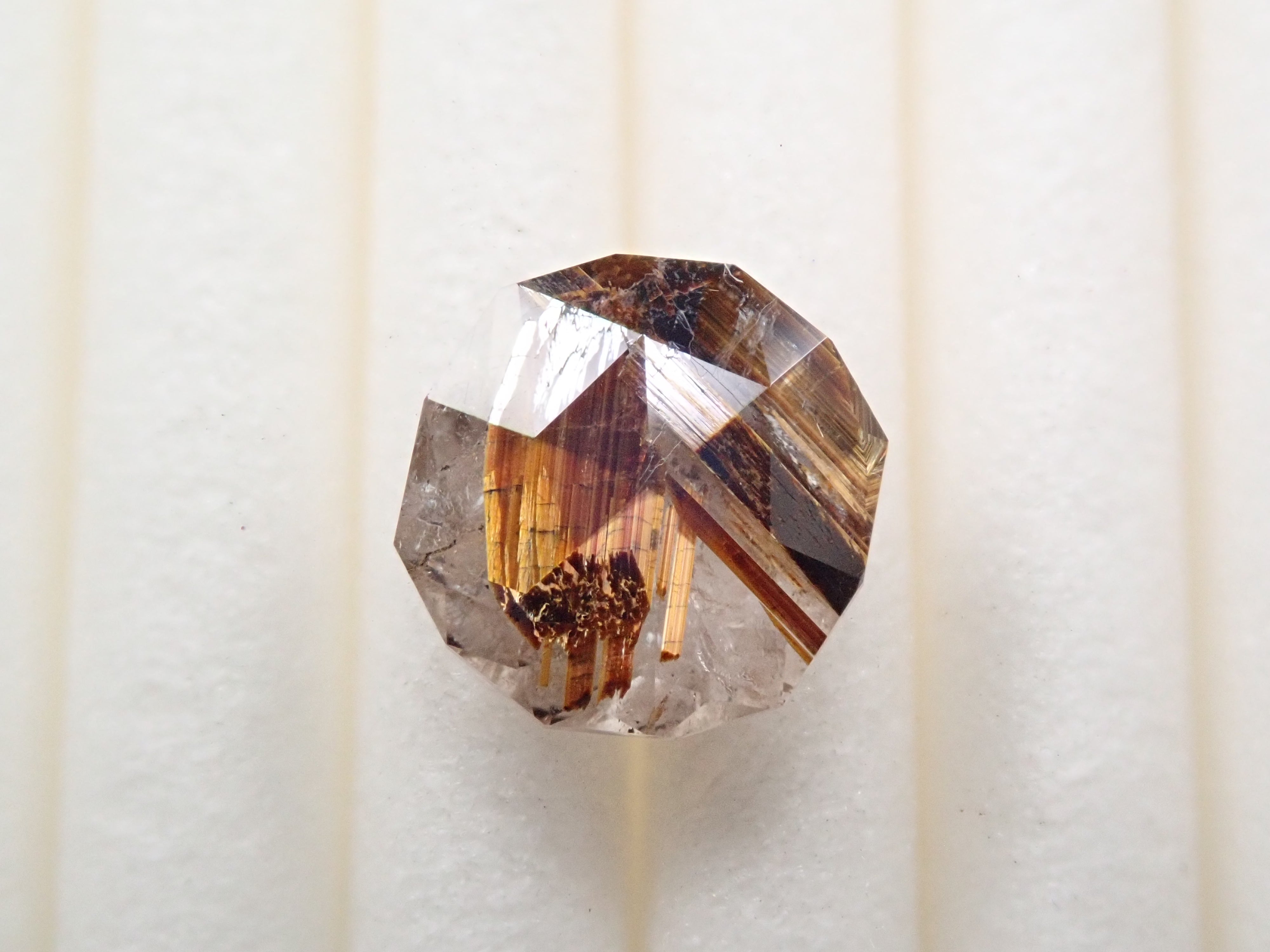 Copper rutilated quartz 1.165ct loose