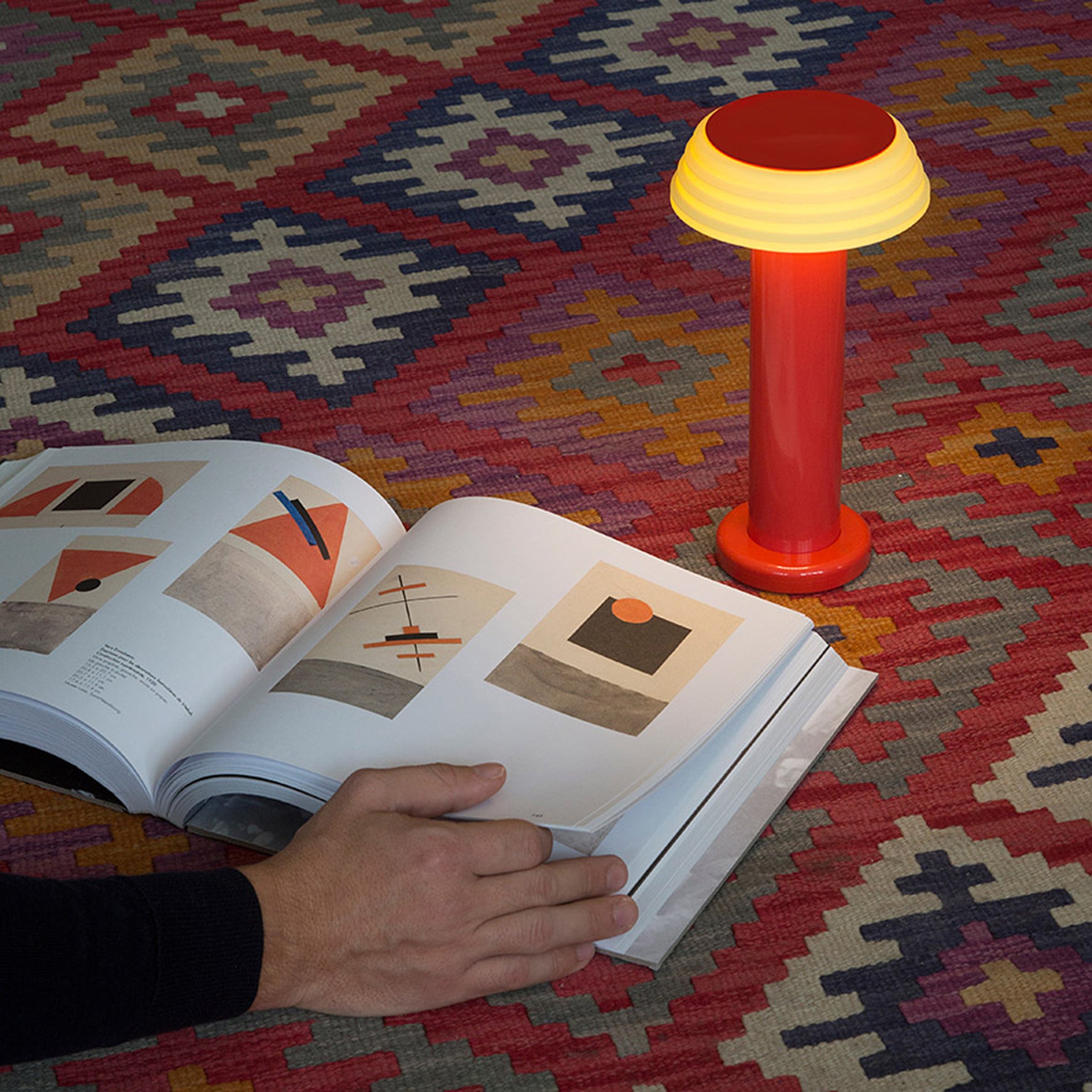 SOWDEN PL1 Portable Lamp - Red/ Yellow – MoMA Design Store