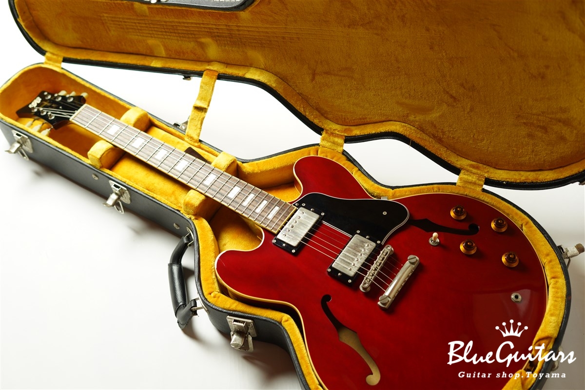 TOM HOLMES THC Semi Hollow Standard Block - Cherry | Blue Guitars