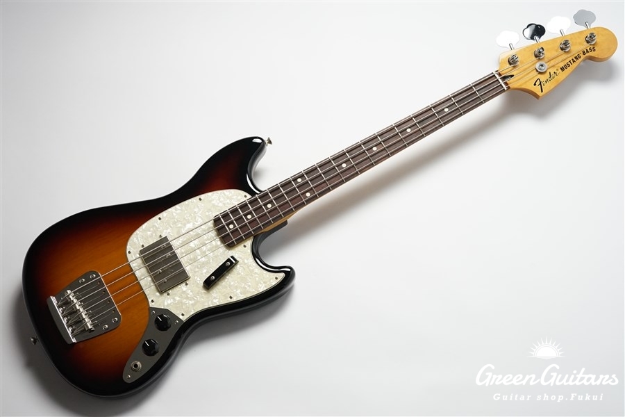 Fender Mexico Pawn Shop Mustang Bass - 3-Color Sunburst | Green