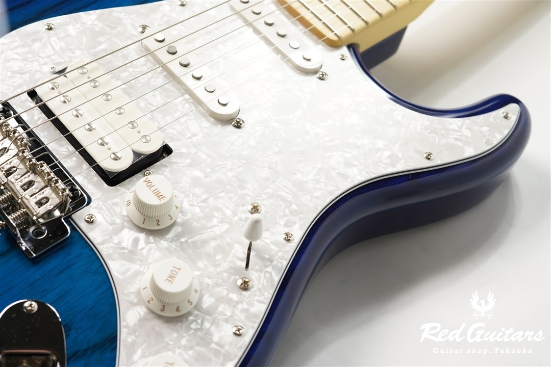 FUJIGEN Neo Classic NST11MAH - See-Thru Blue Burst | Red Guitars
