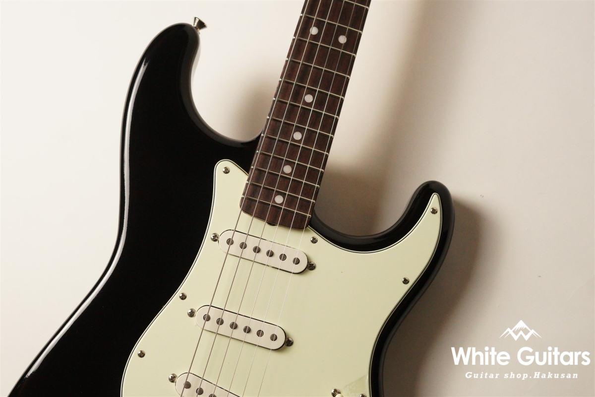 Vanzandt STV-70R- Black / Matching Head / Rock×3 | White Guitars