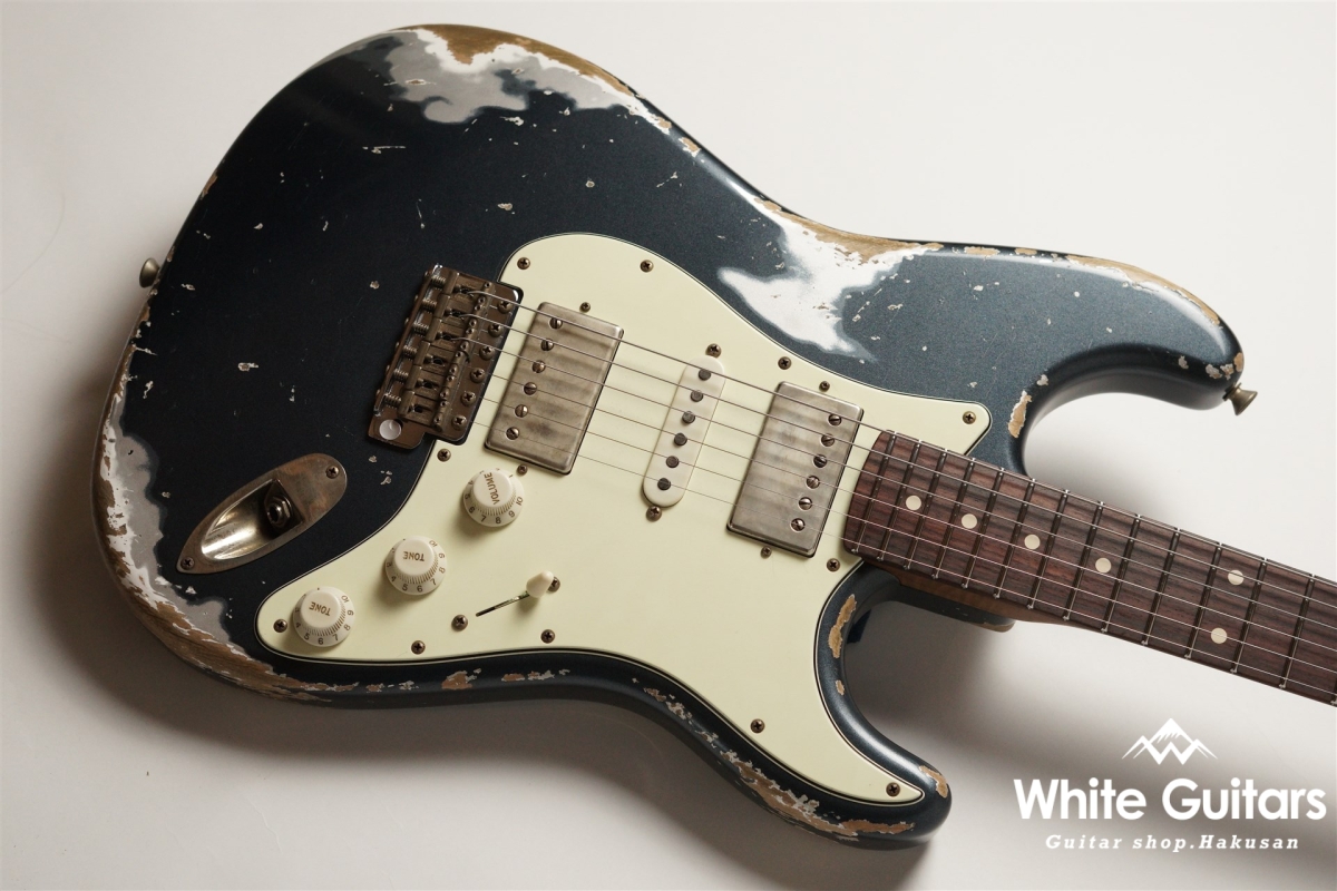 Xotic XSC-4 - Darker Lake Placid Blue over Silver Metalic - Heavy