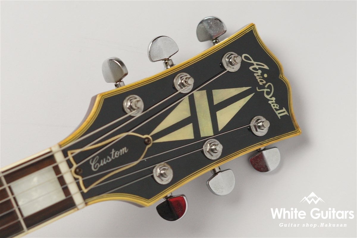Aria Pro II Les Paul Custom type | White Guitars Online Store