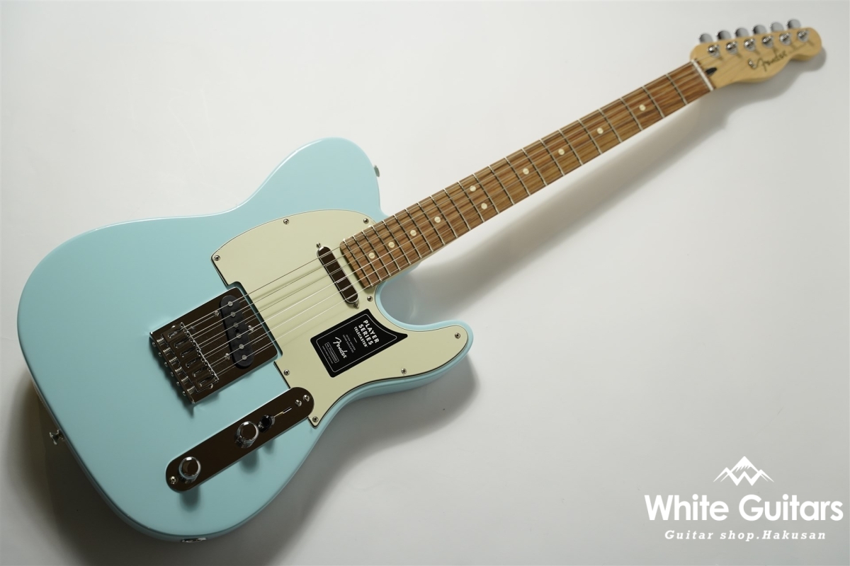 Fender Limited Player Telecaster - Daphne Blue | White Guitars