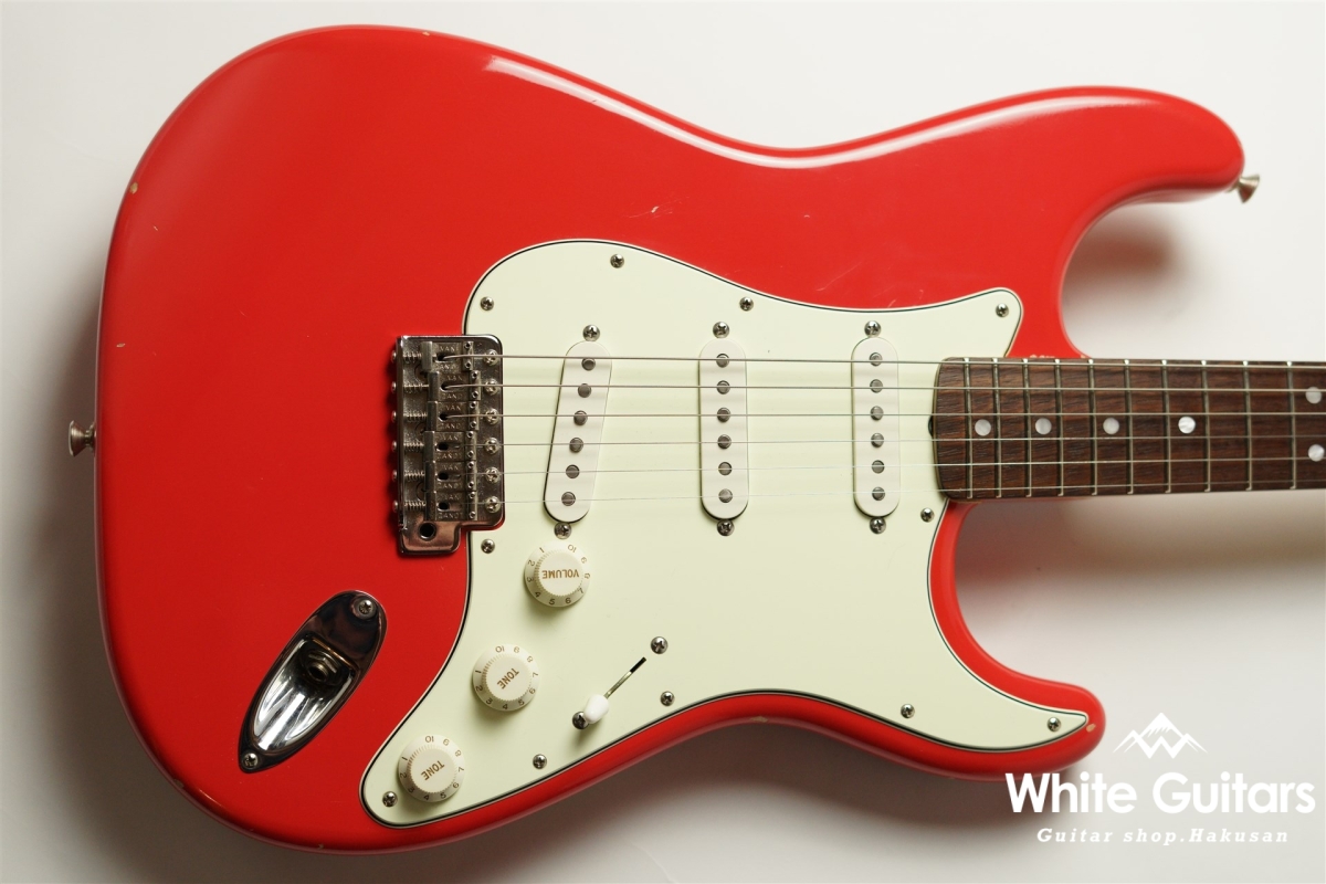 Vanzandt STV-70R - Fiesta Red / Matching Head | White Guitars