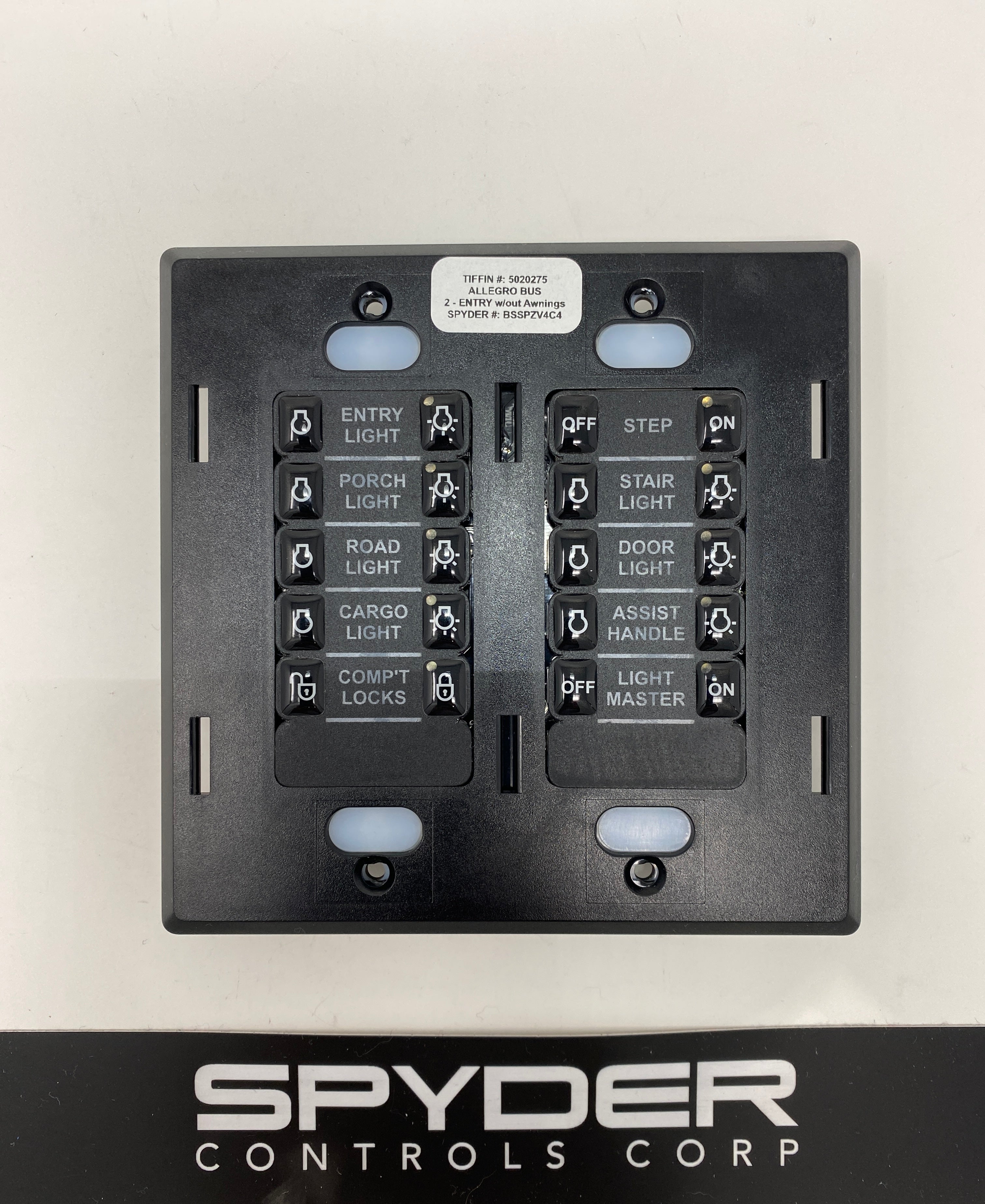 5013898 - BSSPZV4C4 - SSP13 Switch Panels:SSP13-12V B - Sw Panel