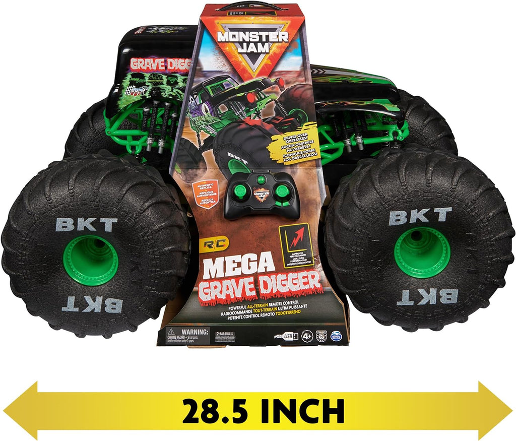 Monster Jam Mega Grave Digger Rc – Stevenson's Toys & Games